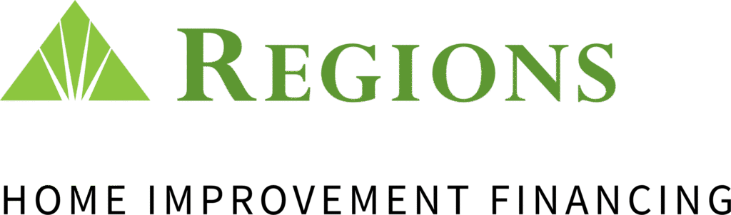Regions logo with home improvement theme